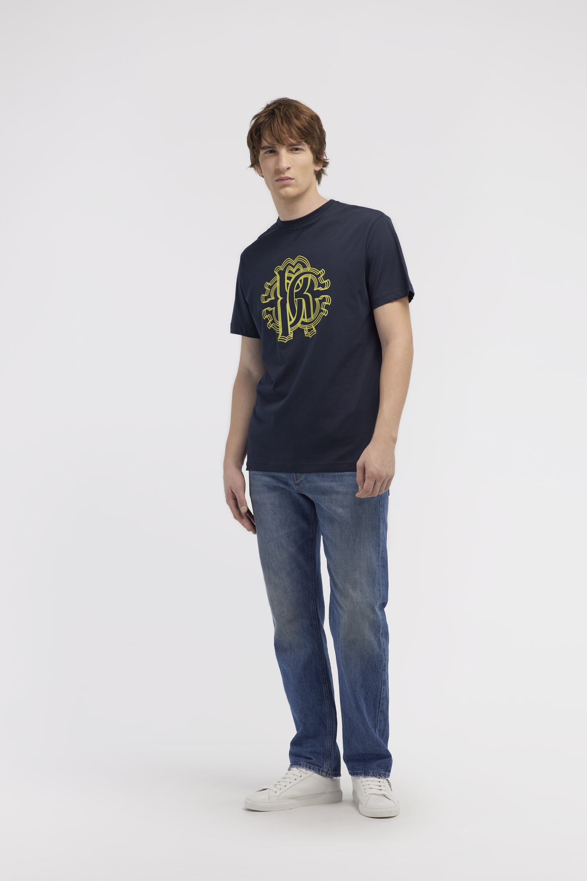 RC T-shirt with Monogram RC Dark blue NOT60L-JD060
