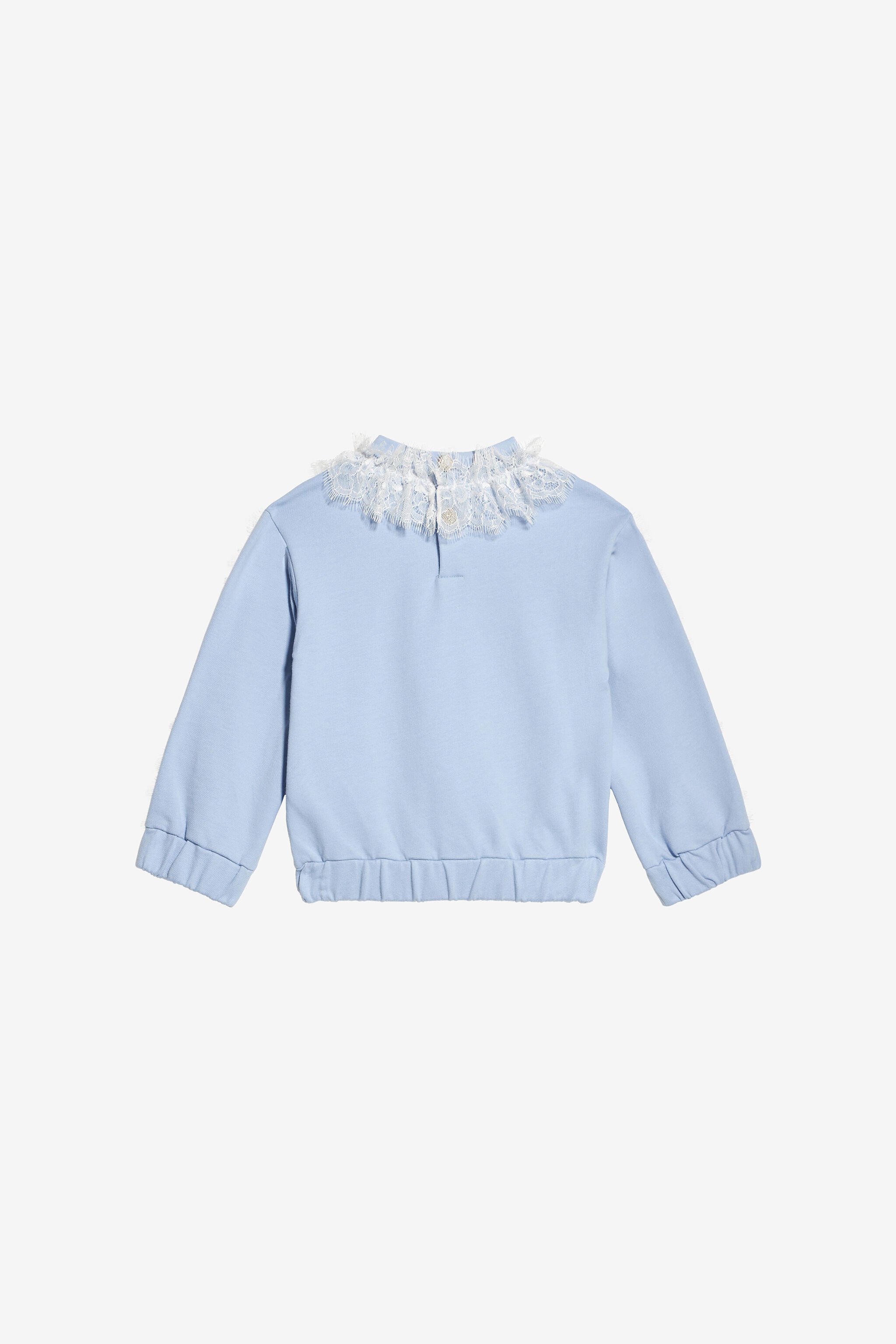 JU T-Shirt With RC Monogram And Golden Logos Light blue UJT666-JD001