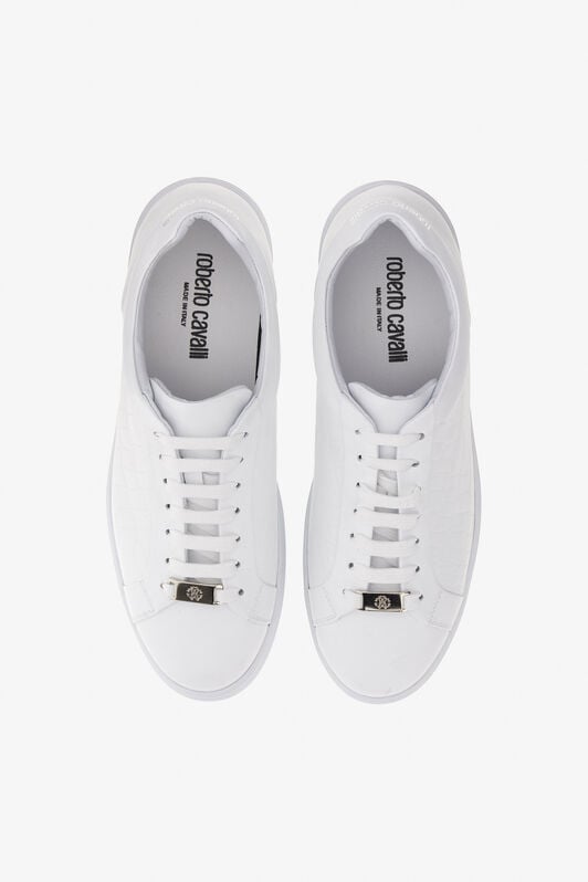 RC Sneakers with Monogram RC White NOS00A-PZ966