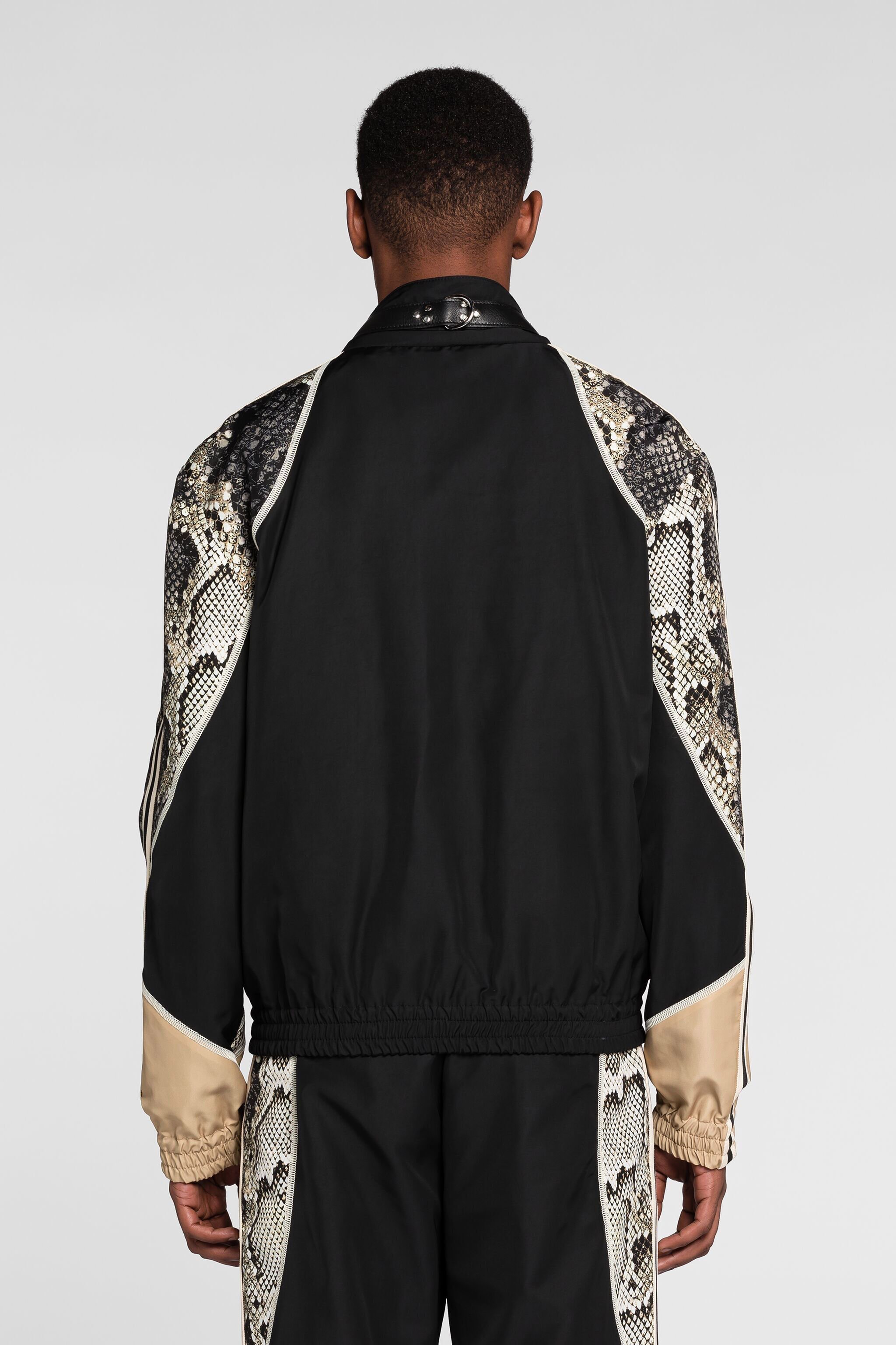 RC Python-Print Track Jacket BLACK PNT85D-FT078