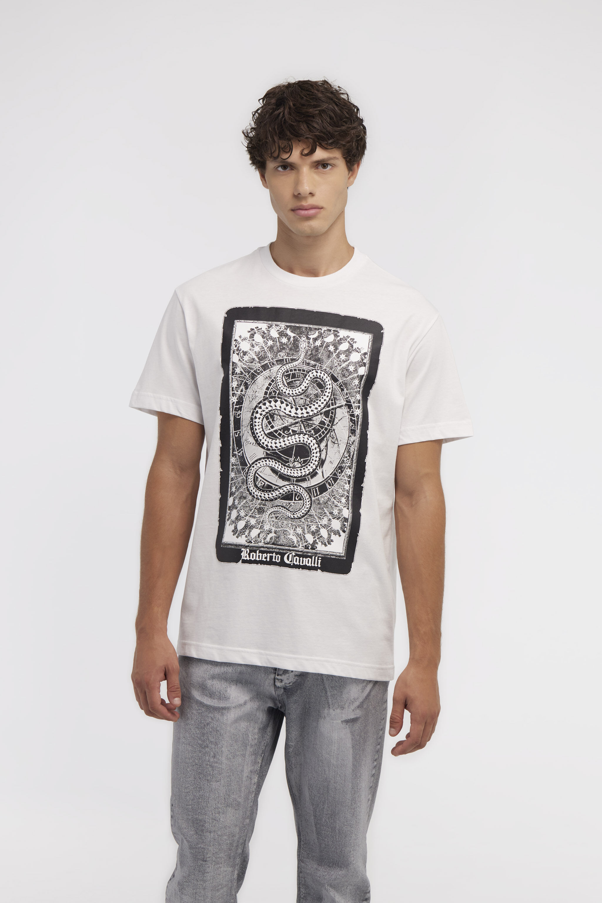 RC T-shirt with Snake print White NOT60F-JD060