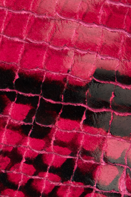 RC Décolleté Con Stampa Python E Monogram Mirror Snake Fucsia UKS011-PZP02