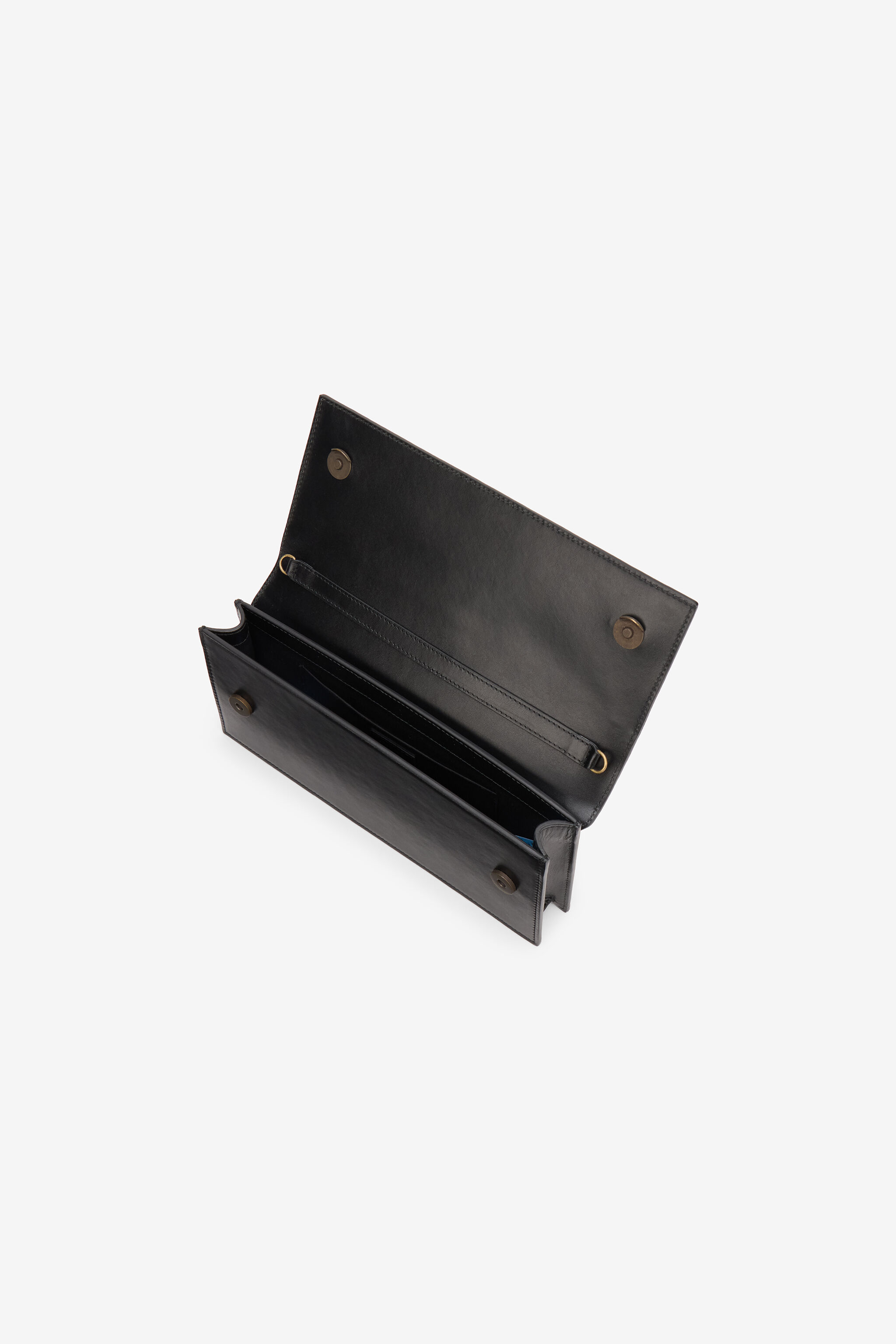 RC Mini-Tasche aus Leder mit Schulterriemen BLACK ROB00H-PZA97