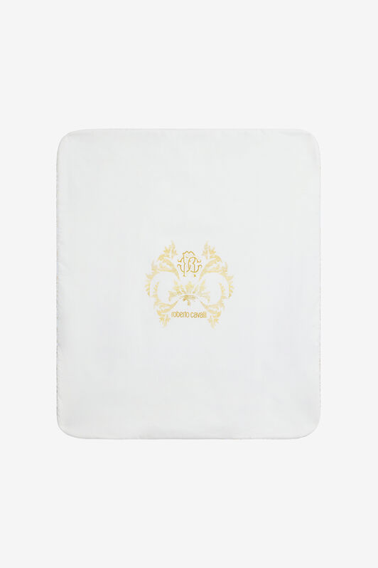 JU Gold Blanket with Floral Print GOLD VJT804-JD001
