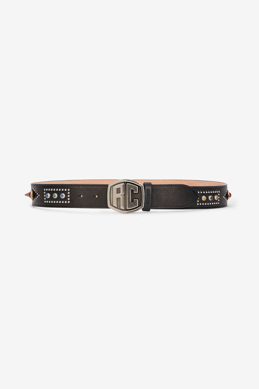 RC Cintura Con Pietre E Borchie Nero VRC001-AM192