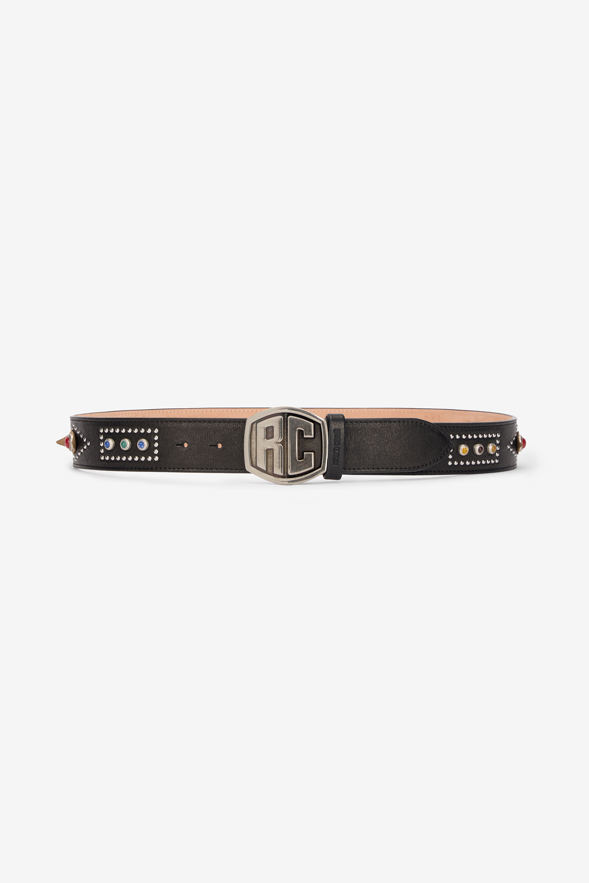 RC Cintura Con Pietre E Borchie Nero VRC001-AM192