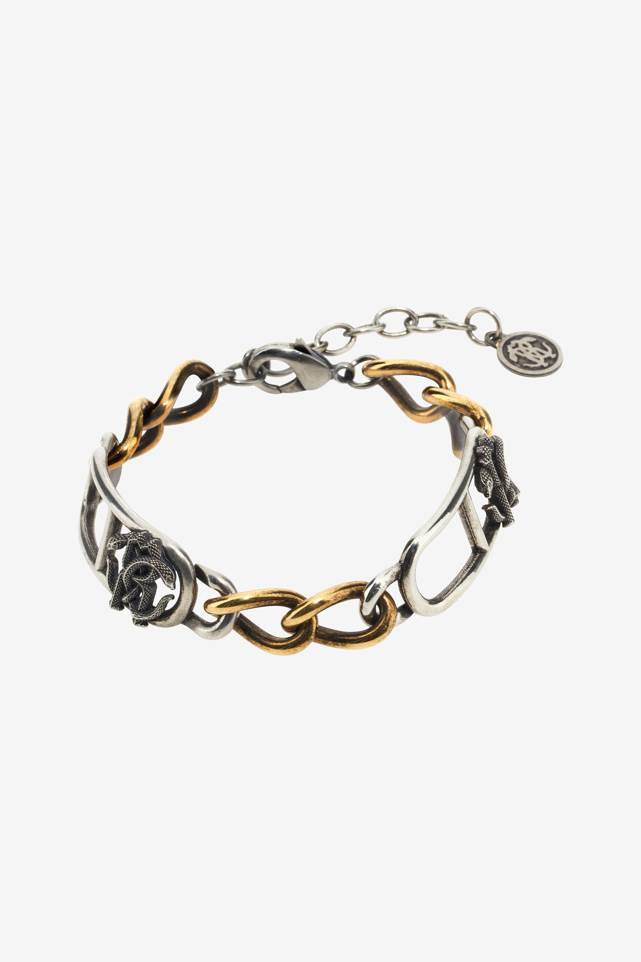 RC Bracelet with Monogram RC Plata/Oro SRG006-AM258