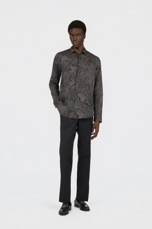 RC Python Print Shirt BLACK SOT70I-LG001