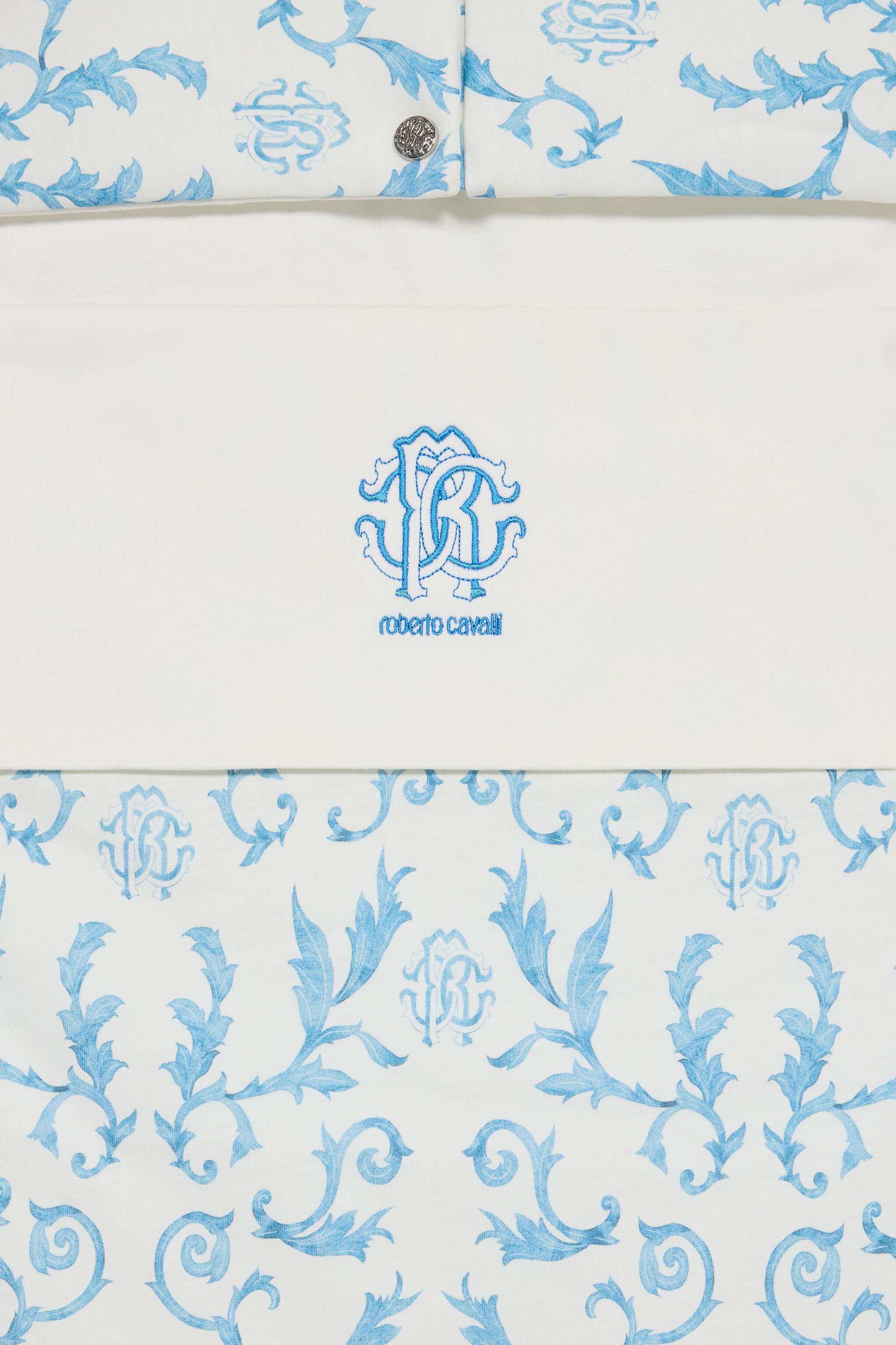 JU Saco De Dormir Con Estampado Integral Y Monograma RC Azul claro UJT806-JFO36