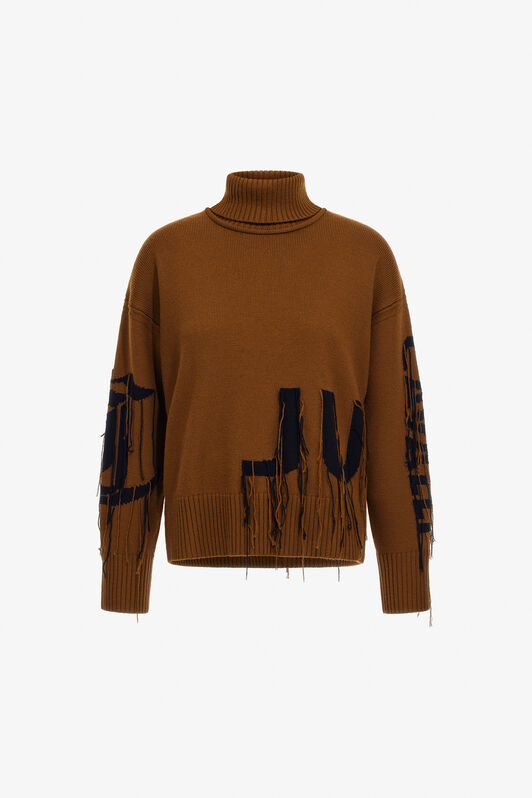 JC Maglione a dolcevita Just Cavalli Marrone TFM018-TF143