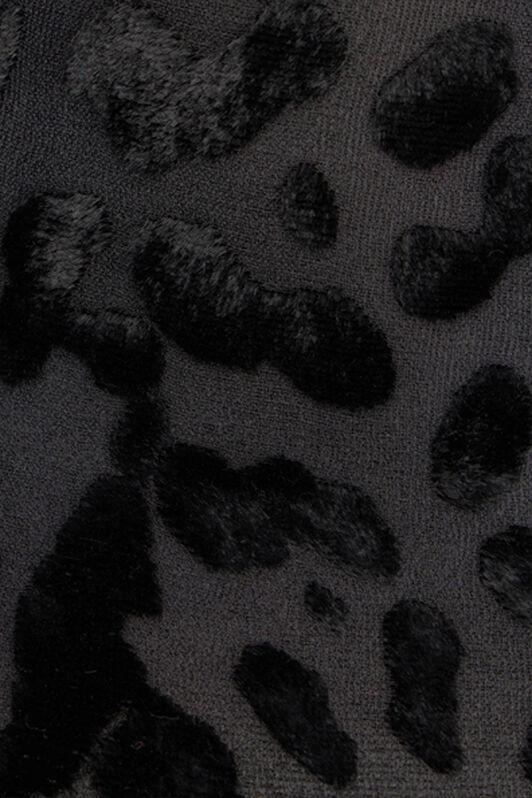 RC Slipper schwarz mit Jaguarprint BLACK VRS014-VLV00