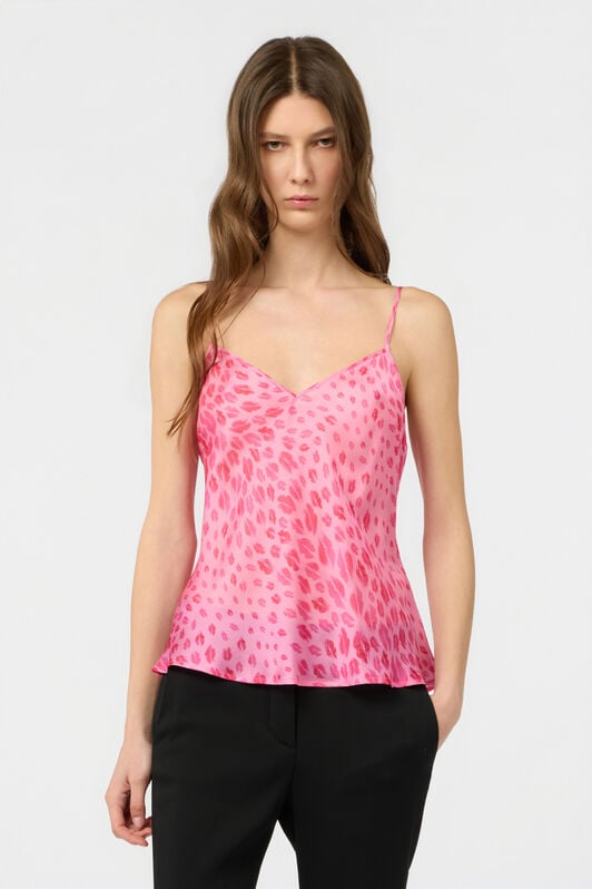 JC The Jaguar Kiss Print Top JC The Jaguar Kiss Print Top CARNATION WFT265-WF663