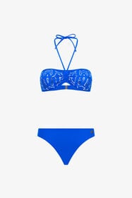 RC Bikini Azul Logo Monogram RC BLUE KSW01Y-LL002