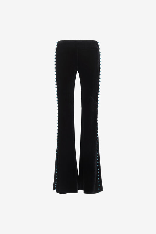 RC Flare Black Trousers Nero RKR200-VL067