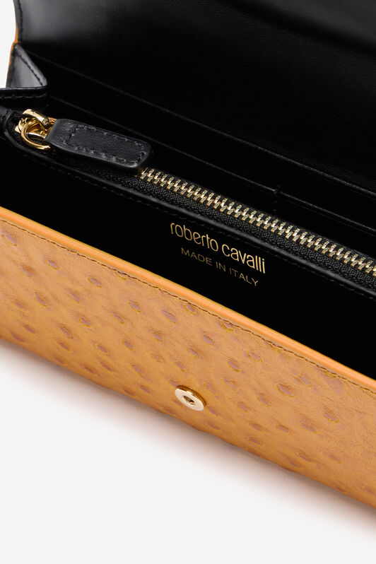 RC Rectangular Wallet in Ostrich-Effect RC Rectangular Wallet in Ostrich-Effect Yellow VKA007-PZ702