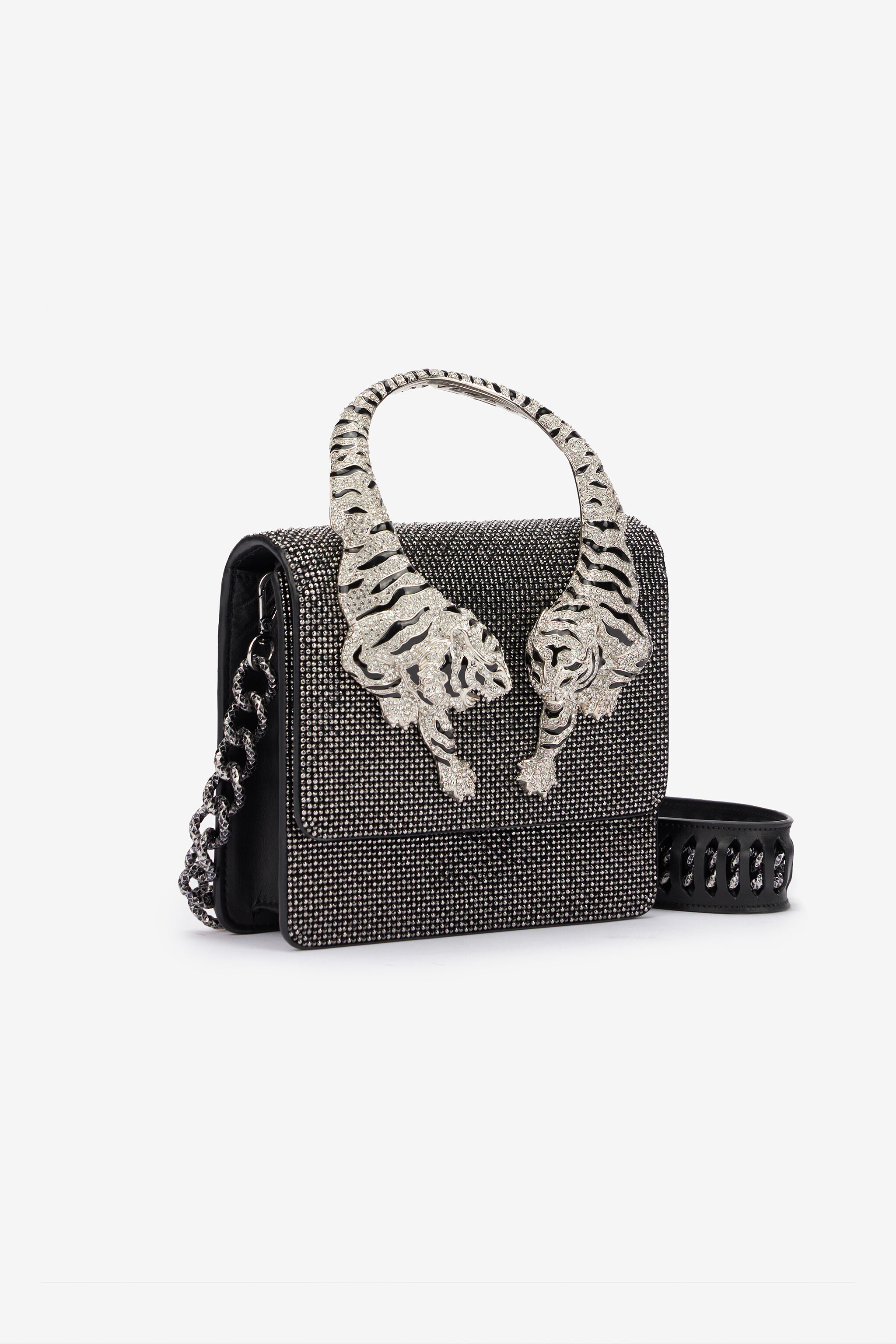 RC Roar Bag With Rhinestones Black SKB023-PZE03