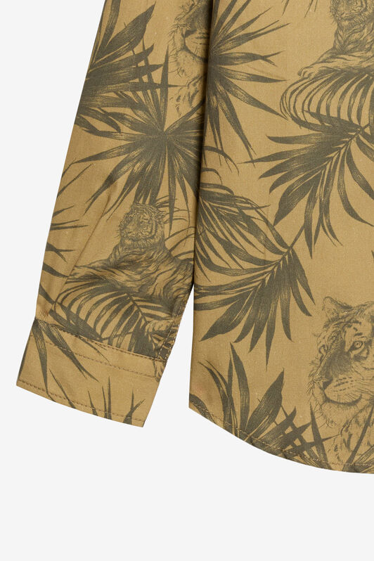 JU Chemise Imprimé Jungle KHAKY TJT70F-7MN36