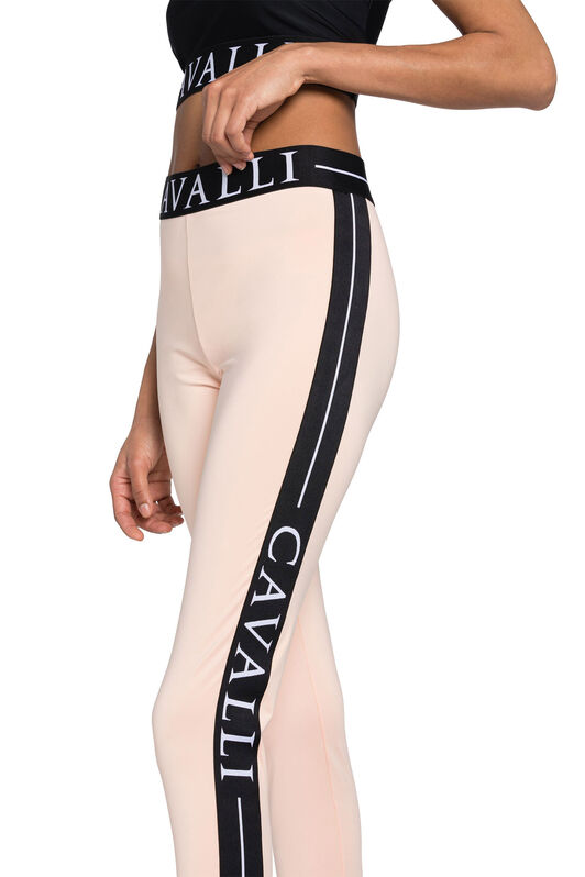 RC Logo-Stripe Leggings Rosa IST25B-LL008