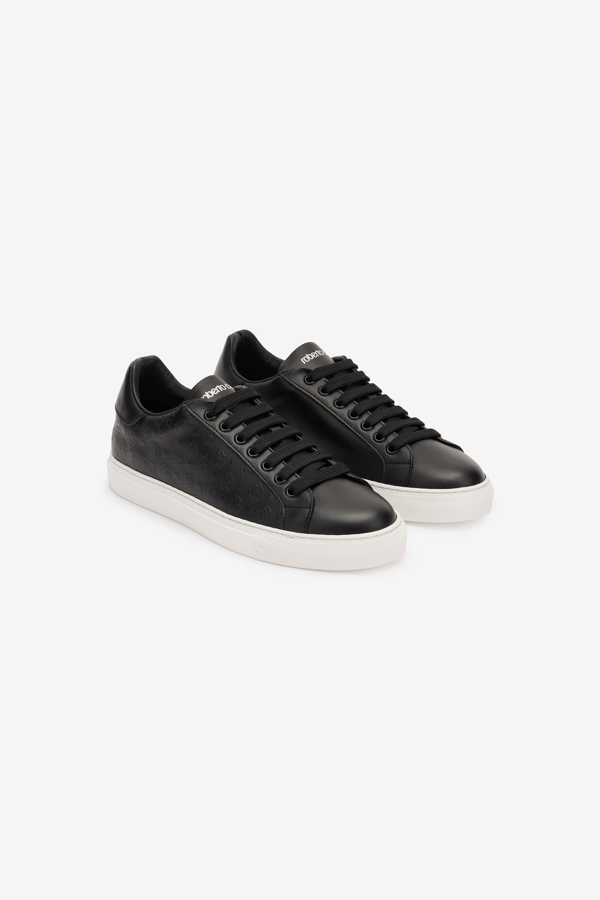 RC Sneakers Con Monogram RC All Over BLACK/SILVER POS01C-PZ085
