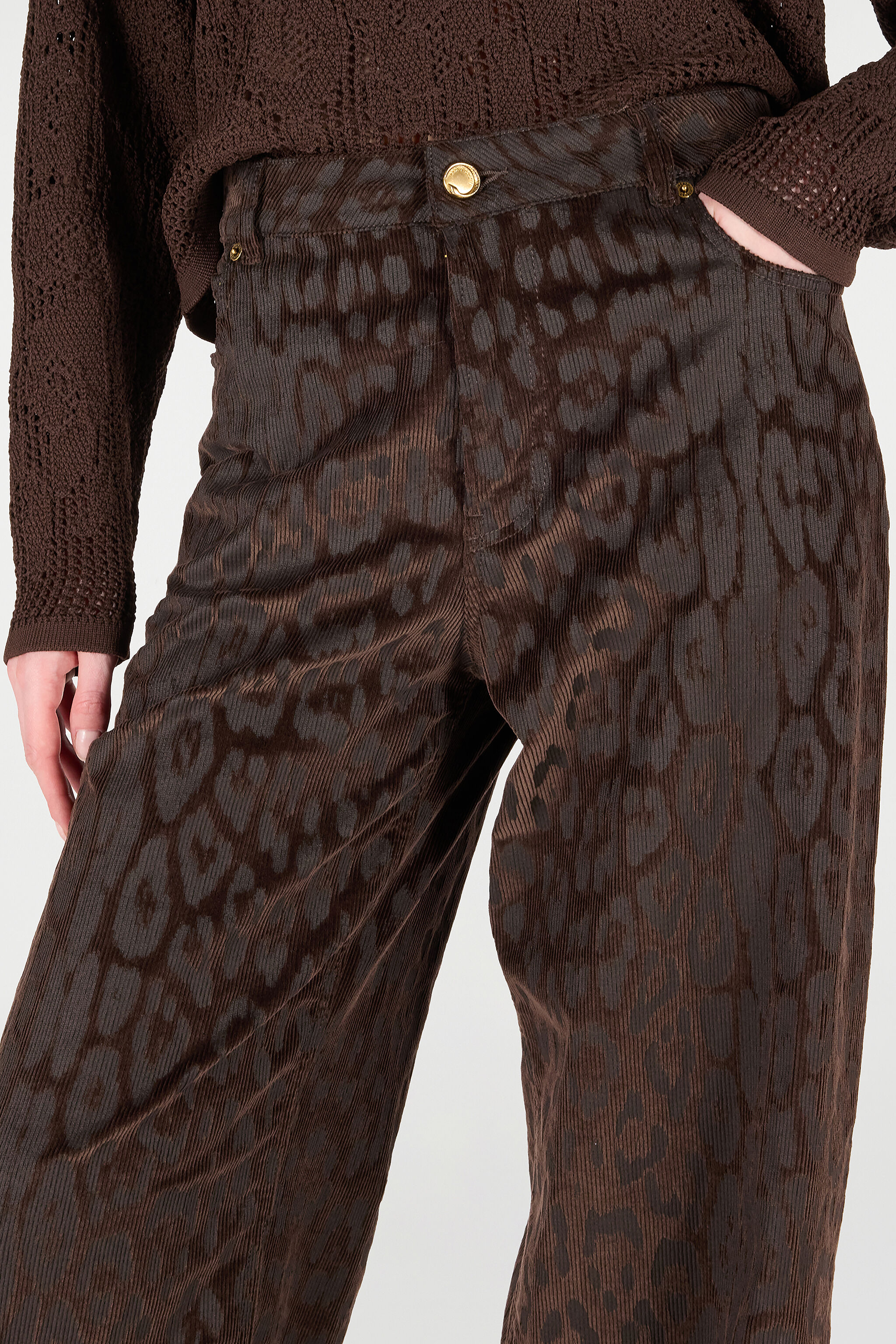 RC Corduroy Pants in Jaguar Skin Brown VKT207-VL076
