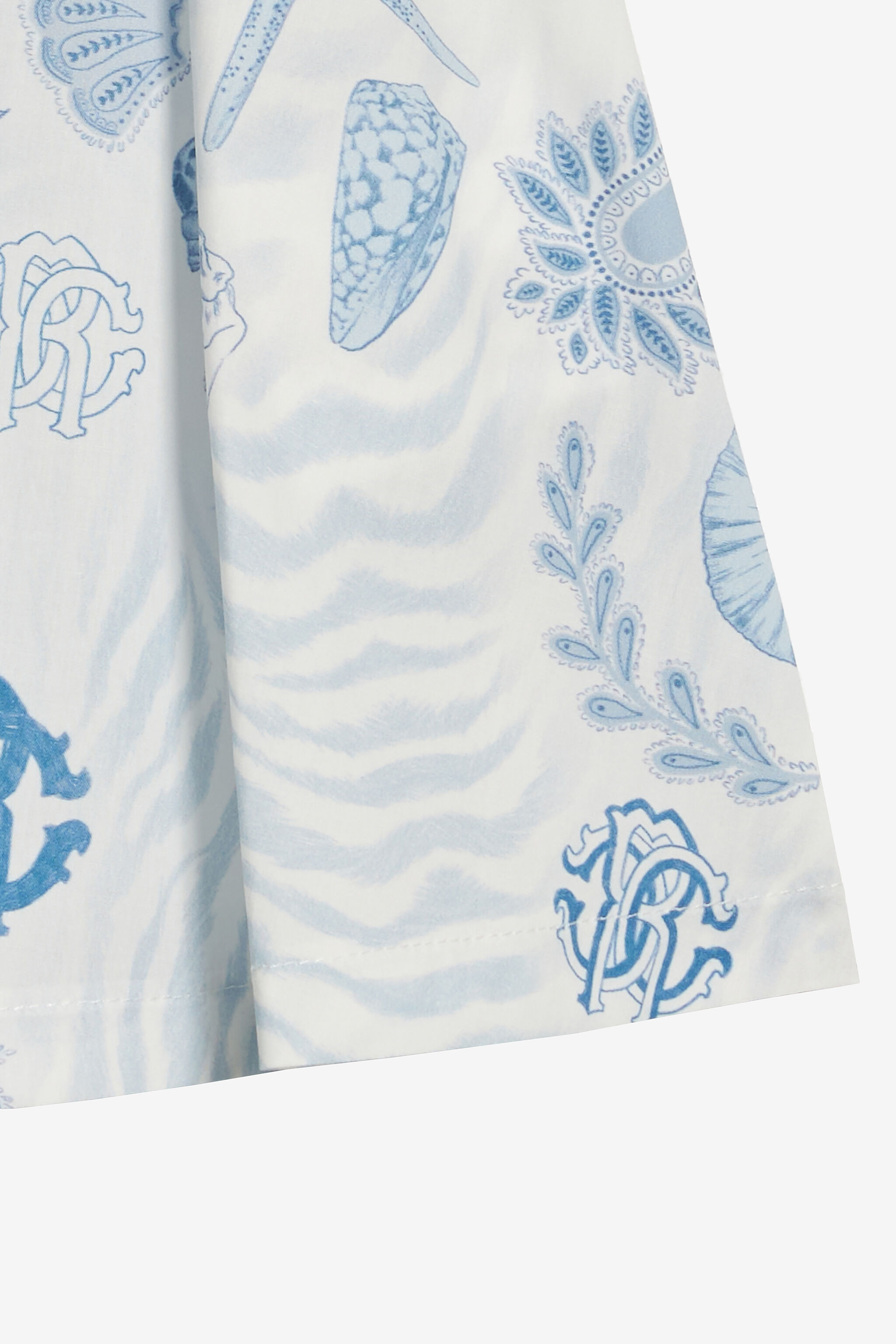 JU Abito Con Stampa Azzurro UJT105-JD001