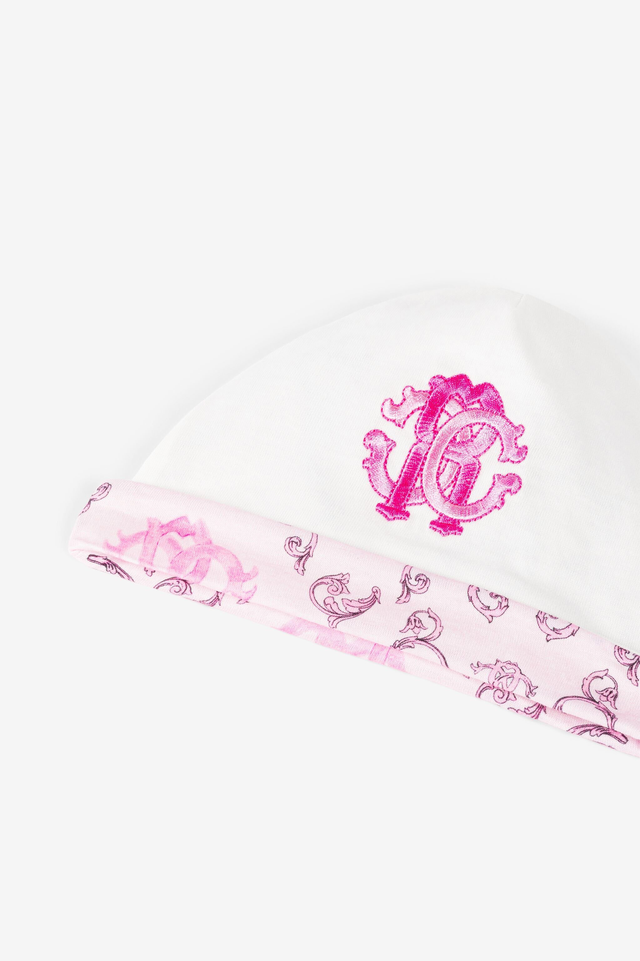 JU Strampler-Set mit Logo-Print Rosa RJT809-JFG80