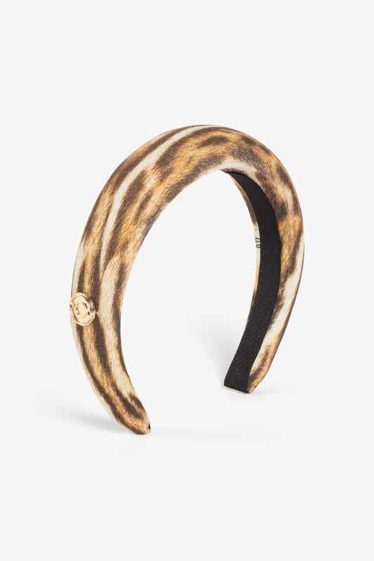 JU Ocelot-Print C Logo Headband JU Ocelot-Print C Logo Headband OCELOT PJI011-5RE36