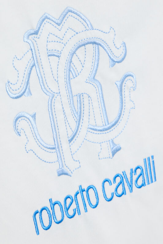 JU Coperta Baby Blue Con Stampa Monogram E Logo JU Coperta Baby Blue Con Stampa Monogram E Logo BABY BLUE VJT803-JD001