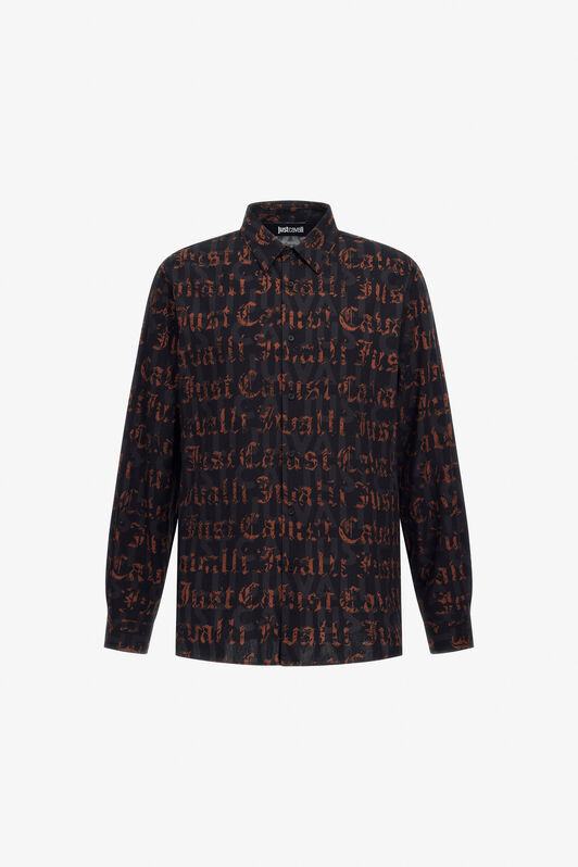 JC Just Cavalli Shirt Schwarz TFM009-TF080