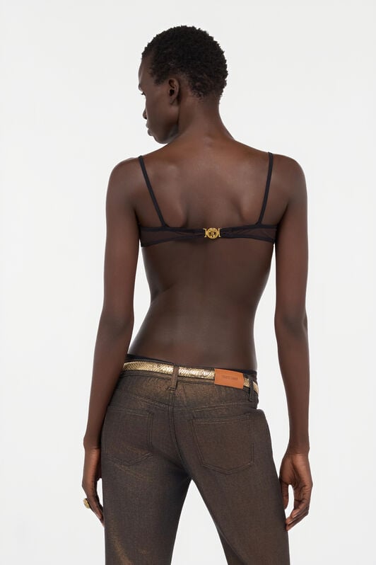 RC Brown One-piece Swimsuit with Cut-out CHOCOLATE WWW007-LL030