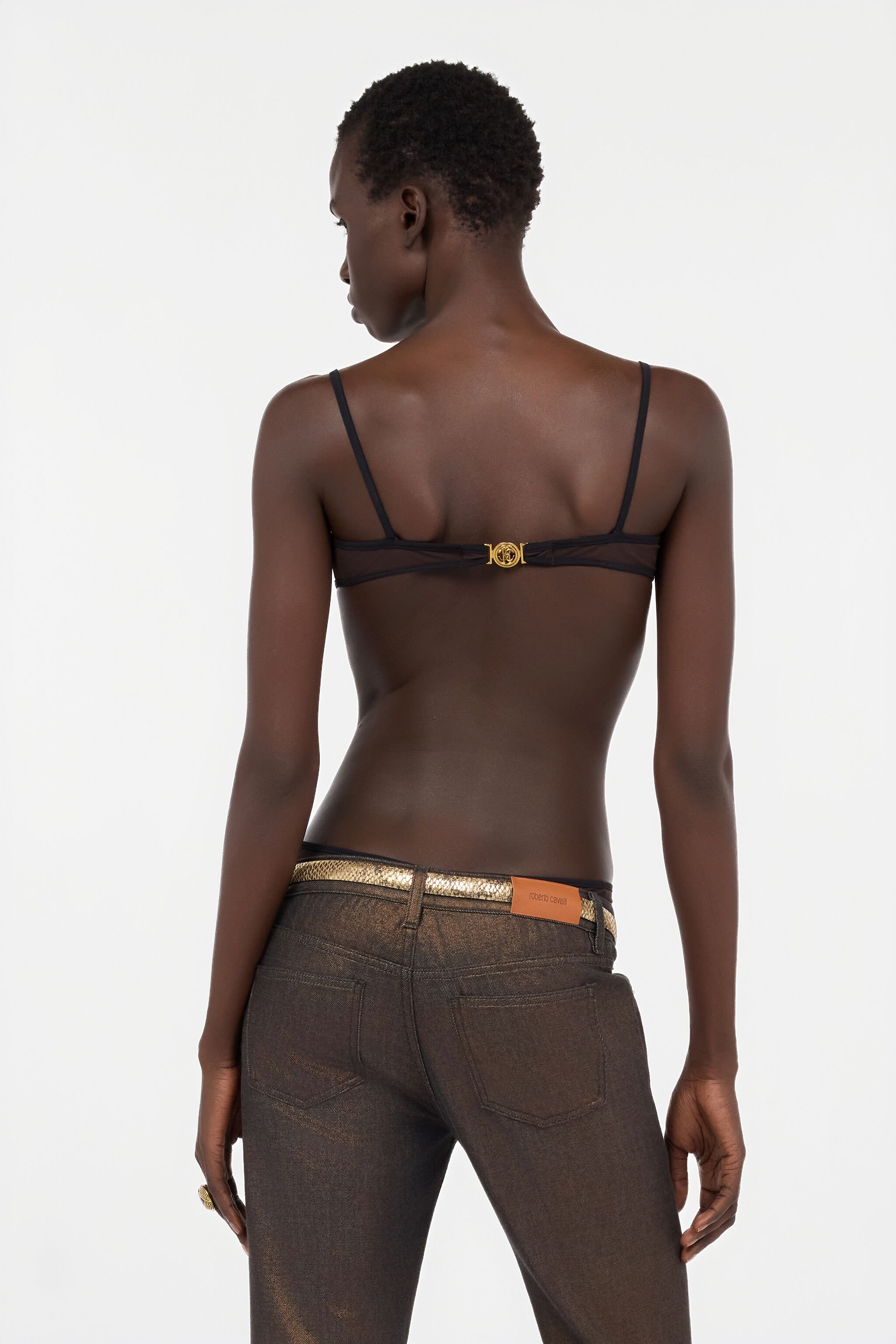 RC Brown One-piece Swimsuit with Cut-out CHOCOLATE WWW007-LL030