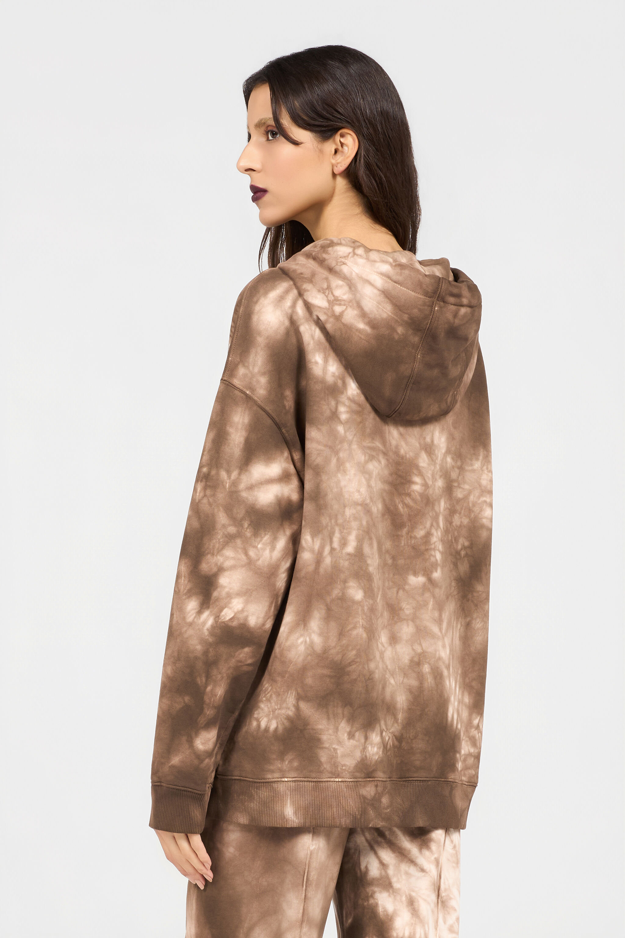 RC Sweatshirt with Tie Dye NATURAL XQT67C-CF026