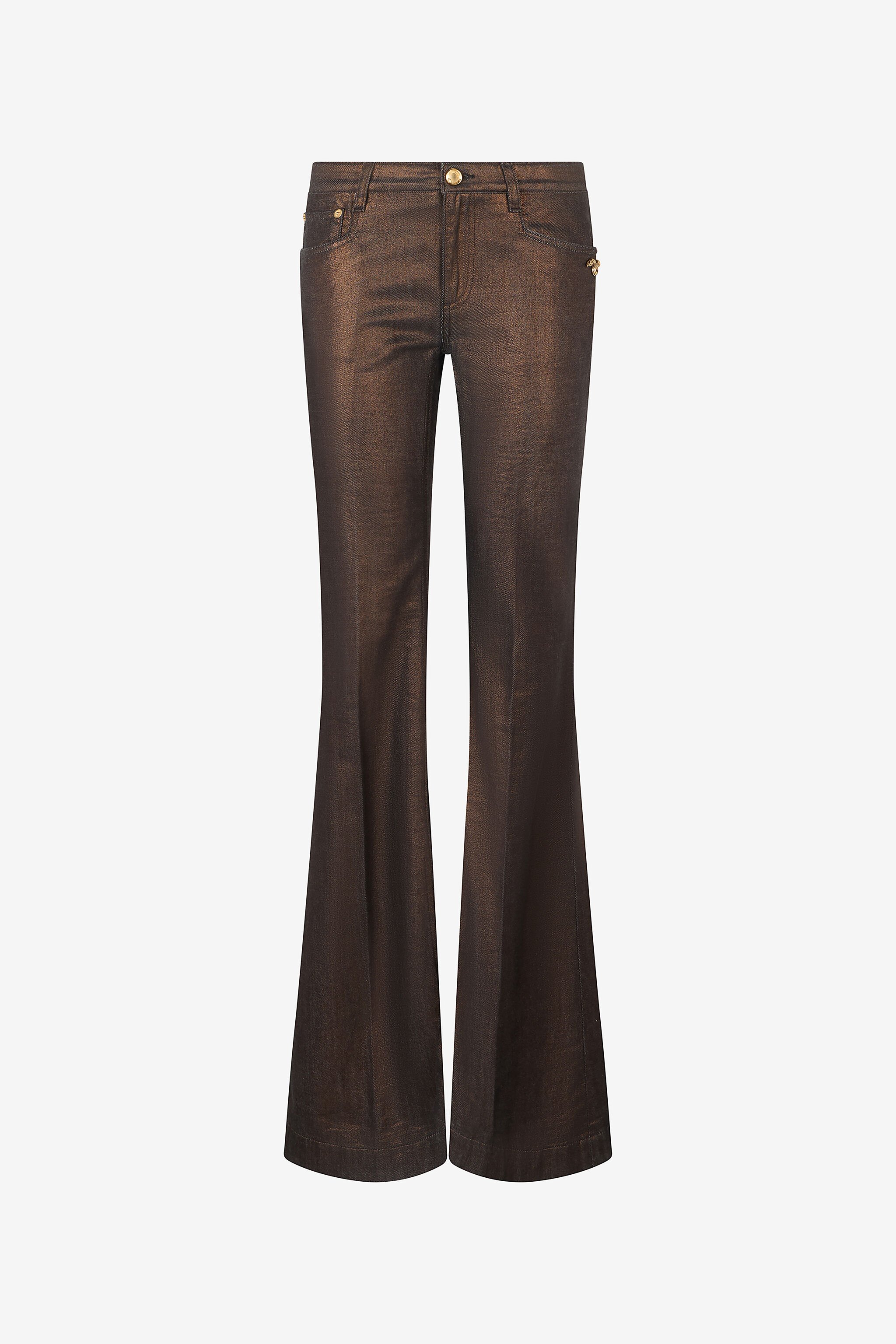 RC Bronze and Black Flared Jeans BRONZE/BLACK WWJ205-VT001