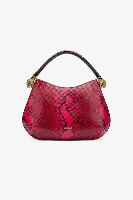 RC Python-Print Hobo Roar Bag Fuchsia TKB022-PZP02