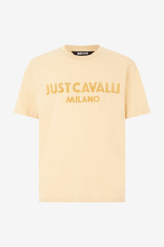 JC T-Shirt Avec Logo Floqué Marron clair UFT058-UF078