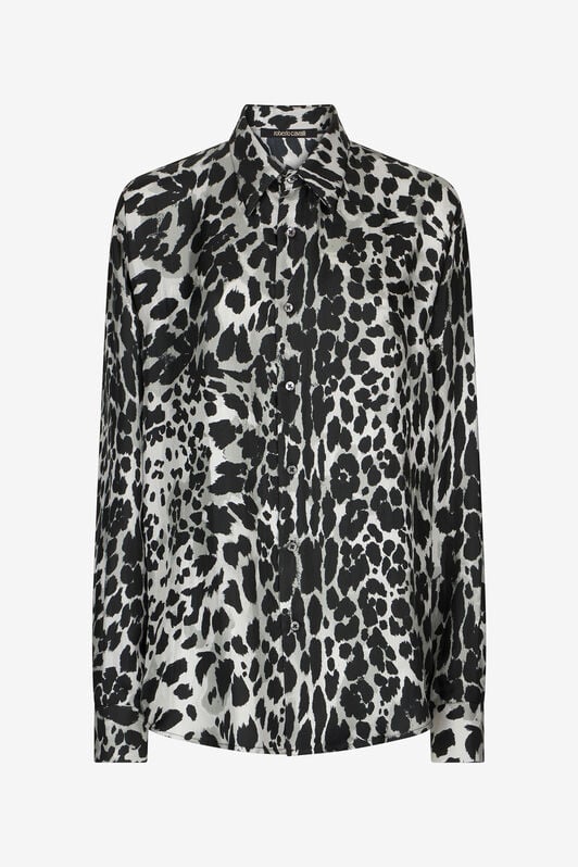 RC Camicia stampa Jaguar Skin BLACK/WHITE OOT70A-2NO63