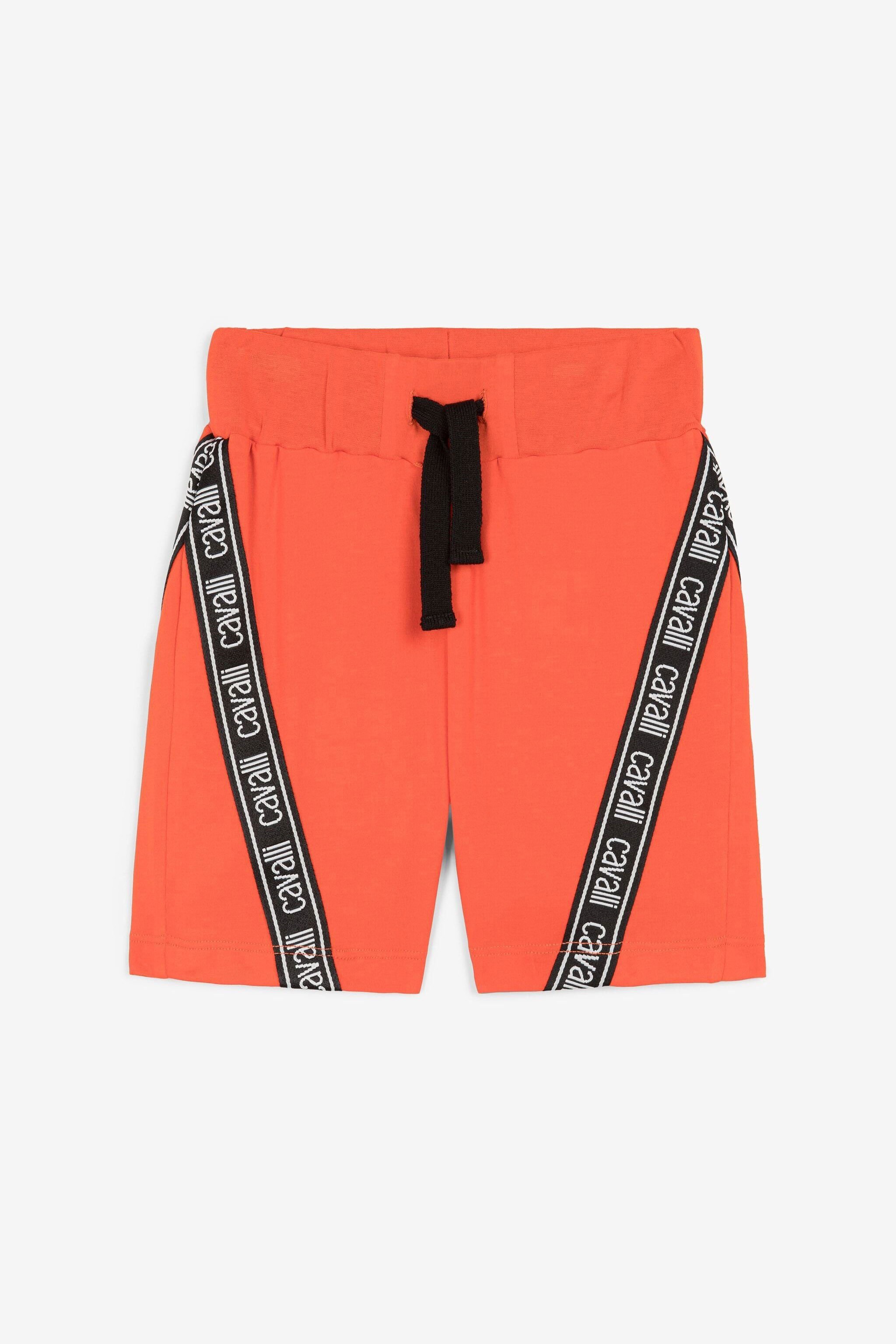 JU Joggingshorts mit Logo-Patch Orange OJT221-ISA2J