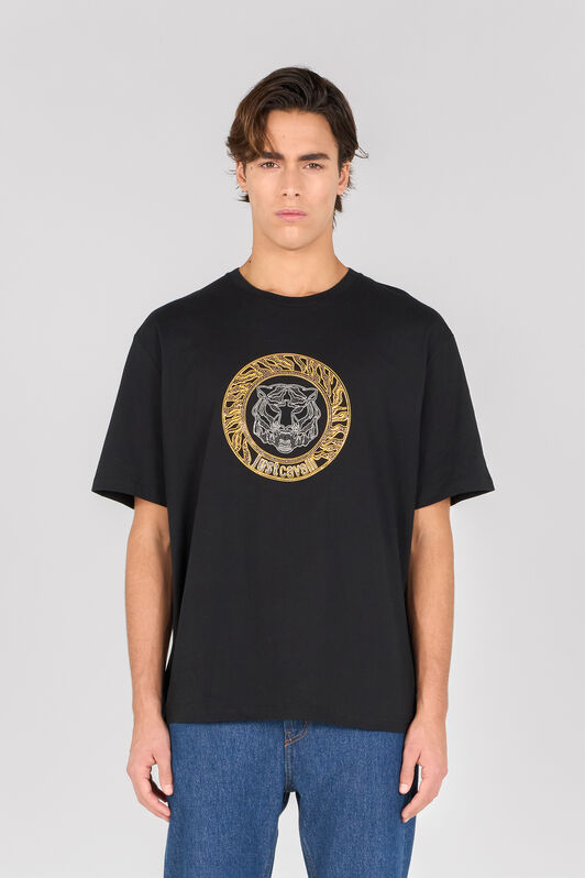 JC Man Cotton T-Shirt JC Man Cotton T-Shirt BLACK RRT916-RR178