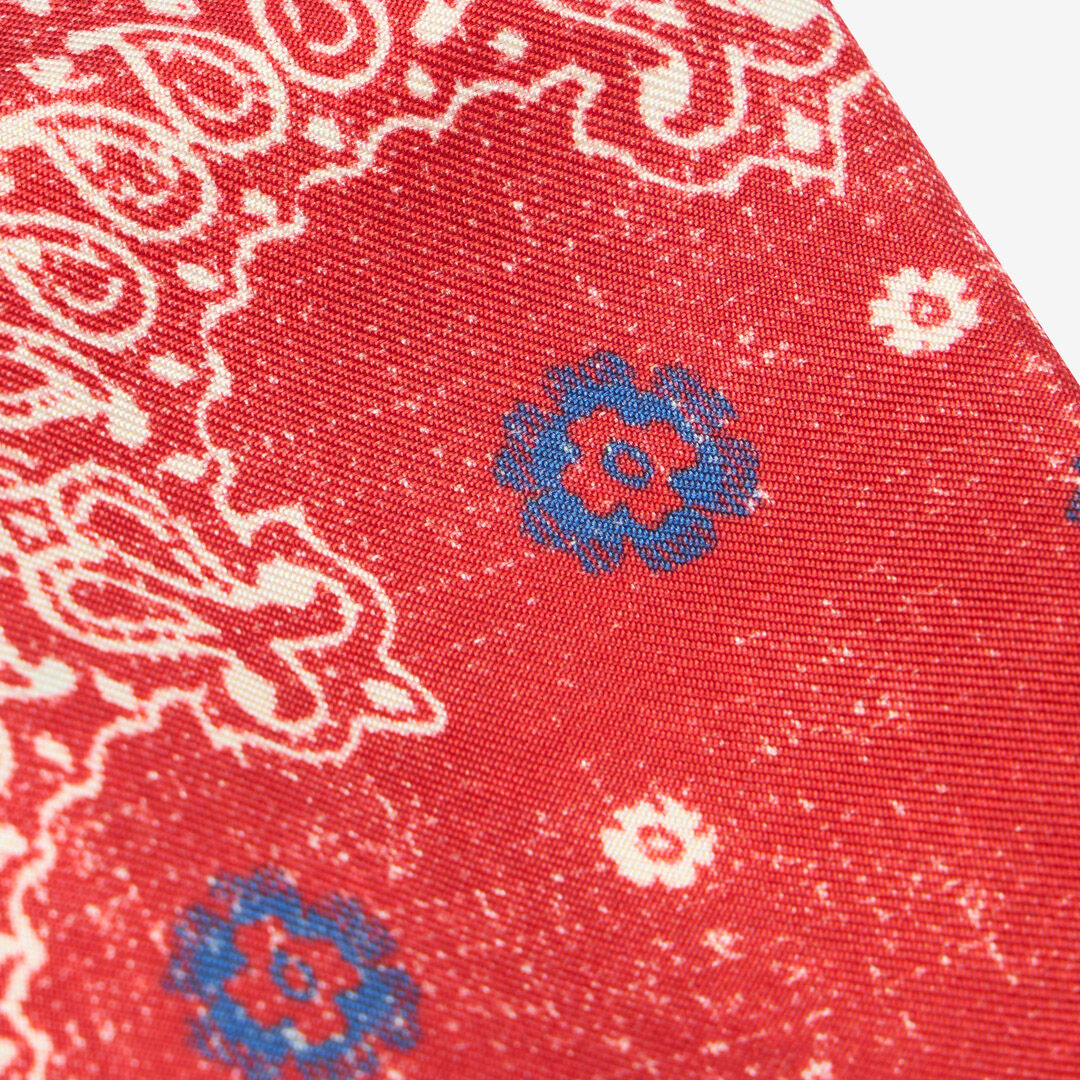 RC Orecchini Stampa Bandana Blu TKG001-AM019