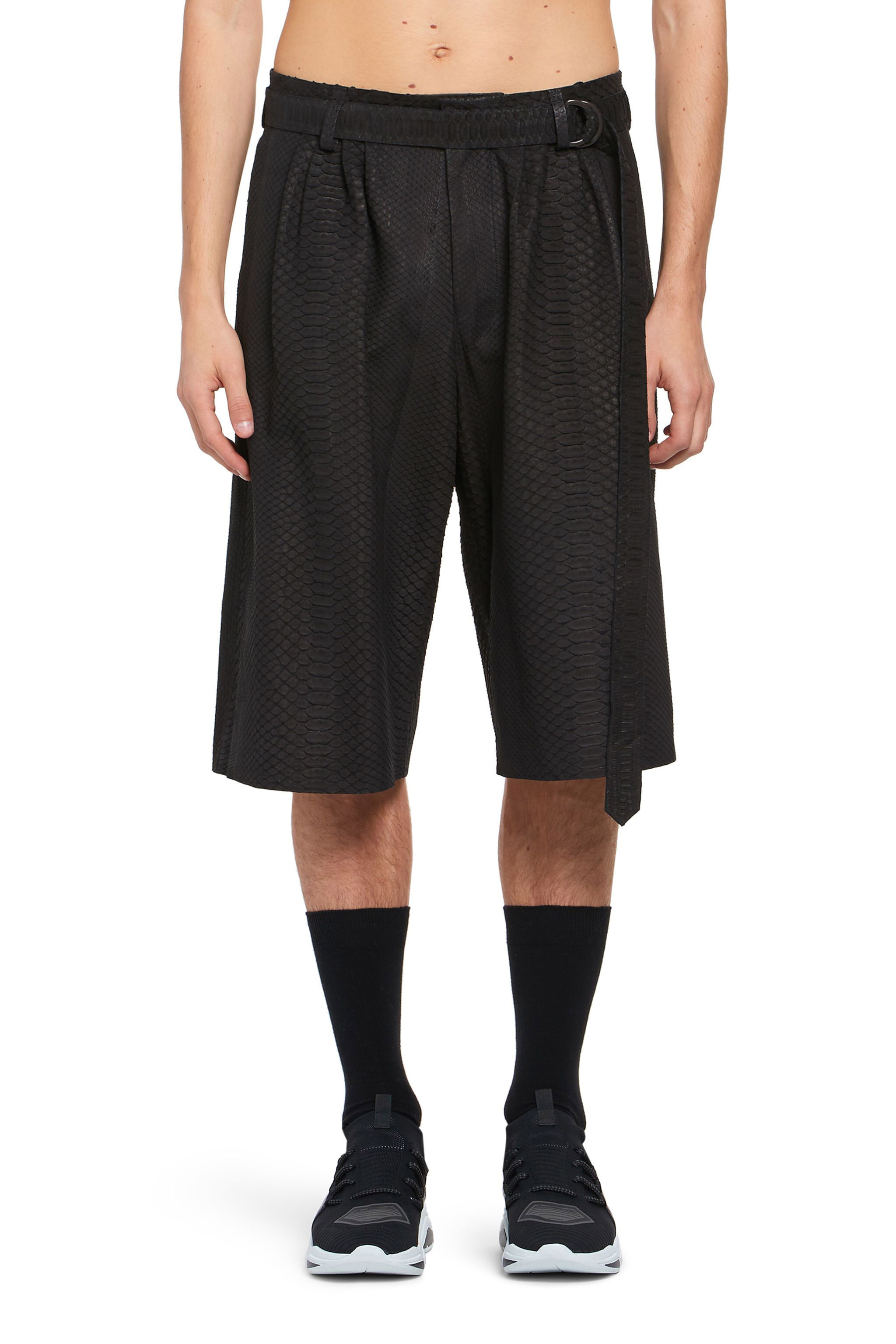 RC Python skin Bermuda shorts BLACK IMP210-UC059