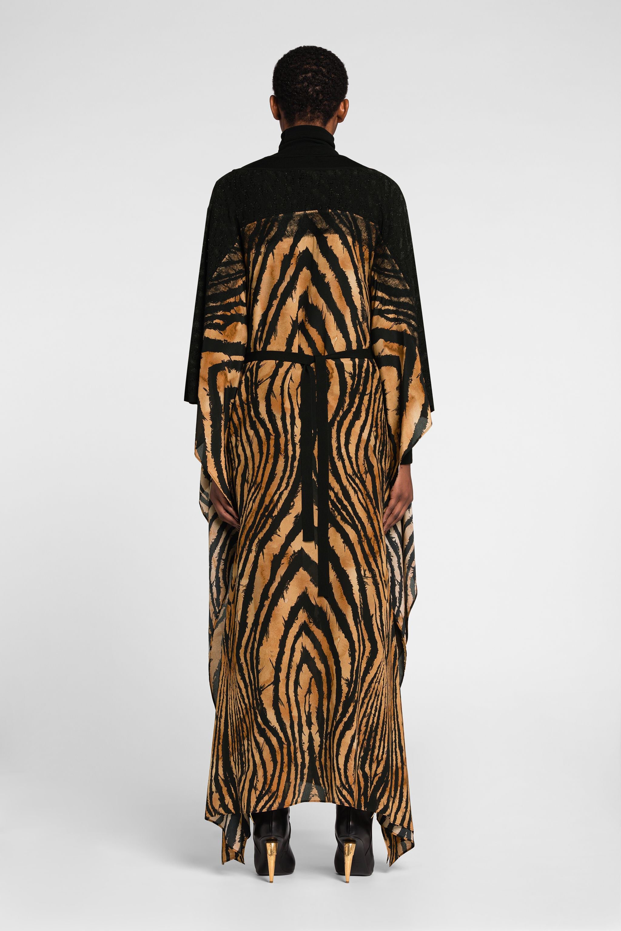 RC Queen Of Sicily-Print Kaftan Brown NQM700-MO011
