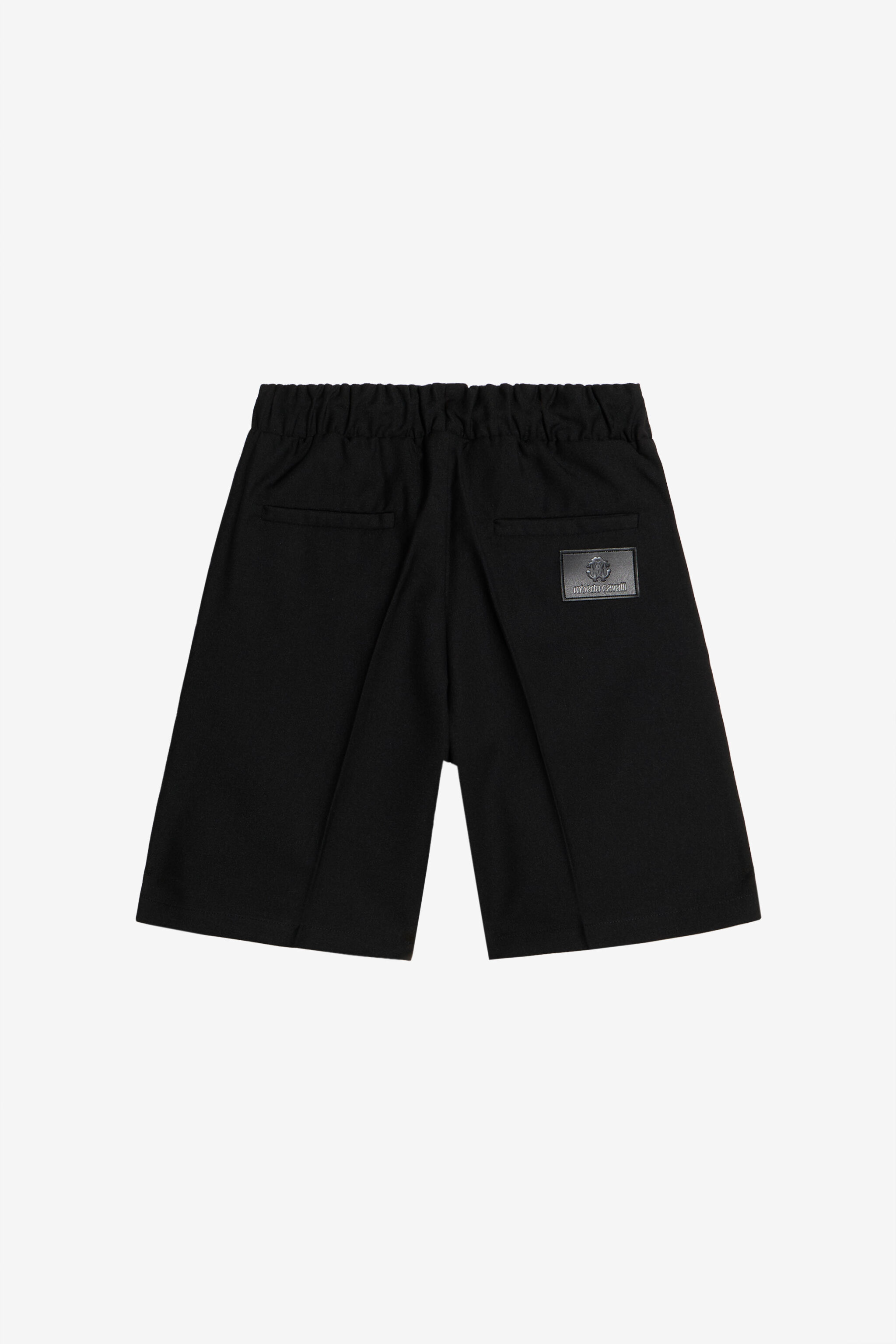 JU Schwarze Bermudashorts BLACK WJT21T-VI044
