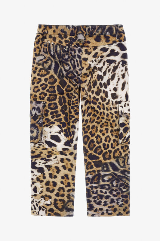 JU Jaguar Skin print pants Light brown TJT22D-6SM10