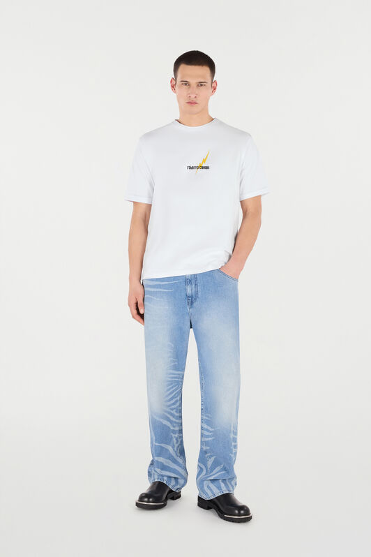 RC T-Shirt With Print And Logo White POT62B-JD060