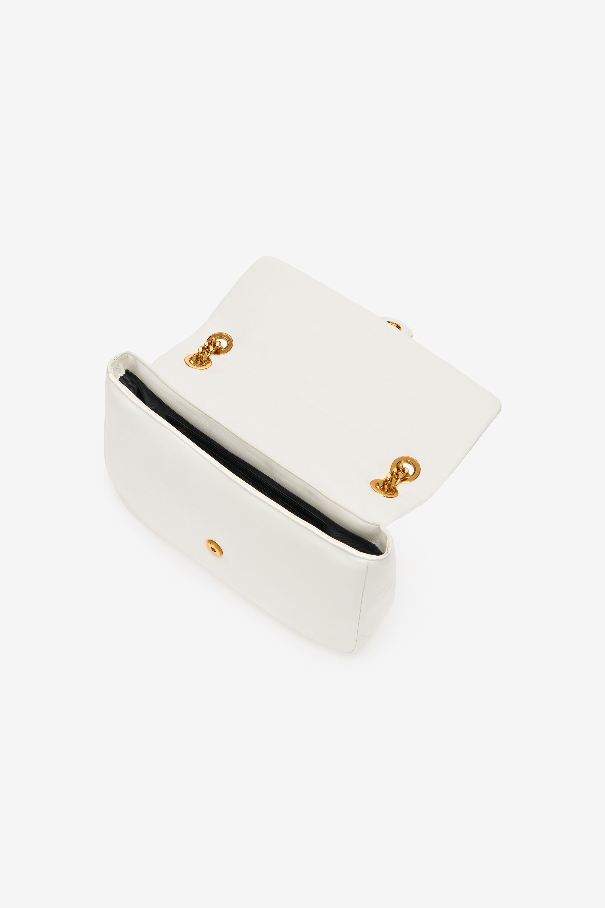 JC Borsa A Spalla Con Mirror Snake In Tono Bianco UFB055-UF424