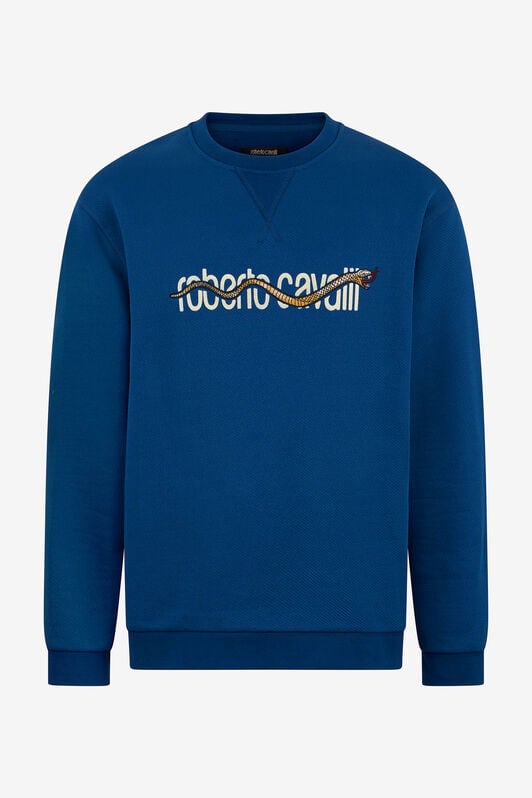 RC Marble Print Sweatshirt BLUE ROT66A-CF059