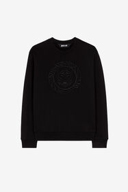 JC Felpa Just Cavalli con motivo Tiger e logo BLACK Q61323-Q0226