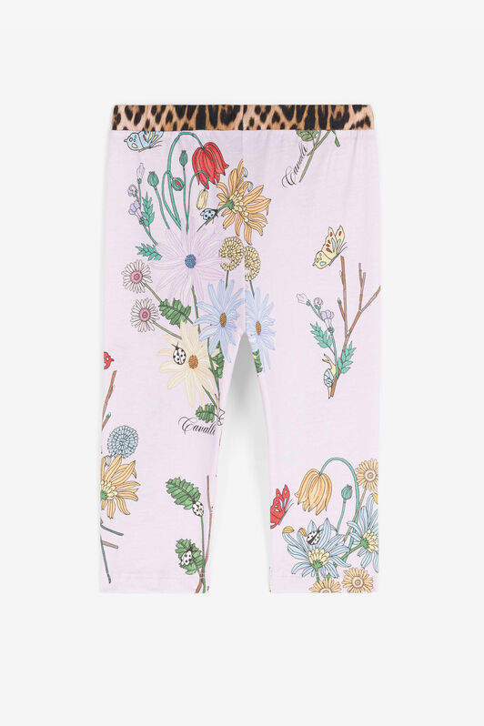 JU Legging en coton à imprimé floral JU Legging en coton à imprimé floral Violet RJT20I-JFH89