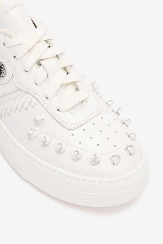 RC Sneakers With Embossed Inserts White UKS035-PZ590