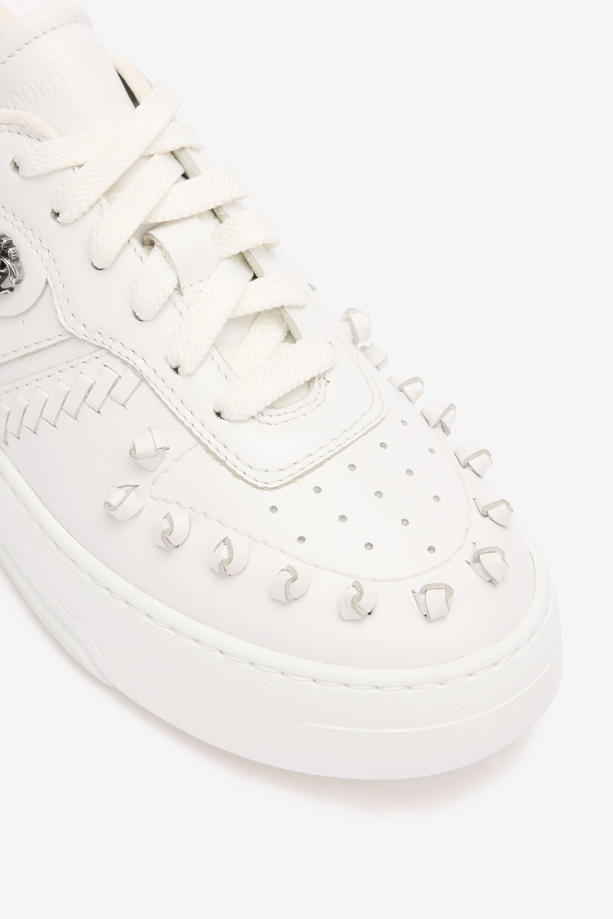 RC Sneakers With Embossed Inserts White UKS035-PZ590